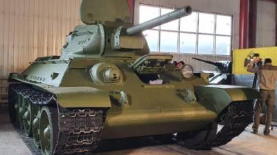 Во Всеволожске восстановлен уникальный танк времен Великой Отечественной войны