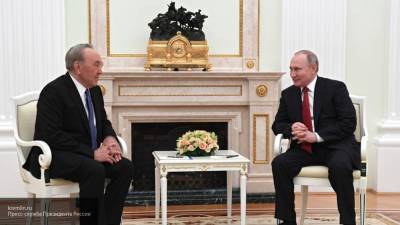 Путин поздравил Назарбаева с 80-летним юбилеем
