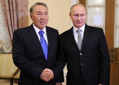 Путин записал видеообращение для Назарбаева-юбиляра