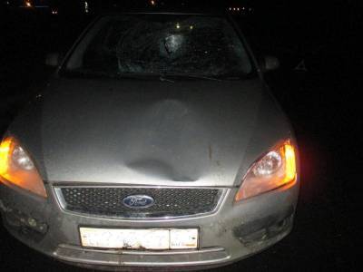Парень на «Форде» сбил женщину в Воронежской области