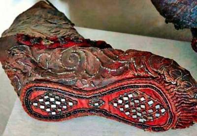 В Алтае в горах нашли обувь скифов, которой 2300 лет