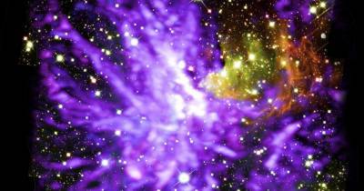 Астрономы показали, как выглядит космический «фейерверк»