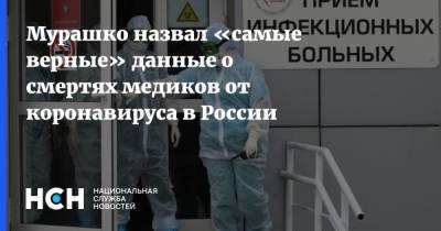 Мурашко назвал «самые верные» данные о смертях медиков от коронавируса в России