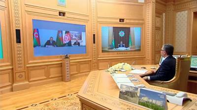 Главы Туркменистана, Афганистана и Азербайджана обсудили транспортный коридор «Ляпис Лазули»