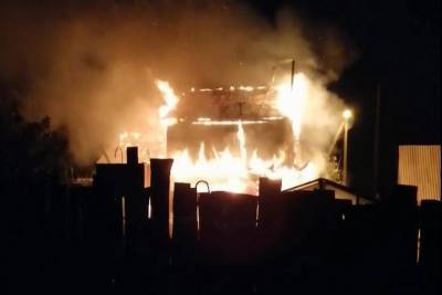 В Курганской области при пожаре погиб мужчина