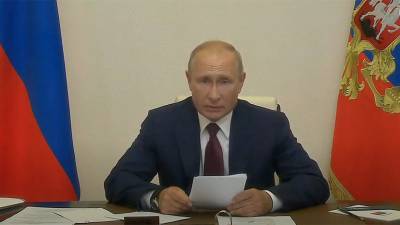 Путин проводит встречу с рабочей группой по поправкам к Конституции