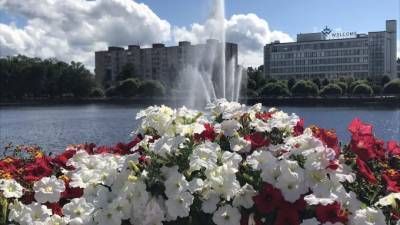 В Салакка-Лахти снова запущен фонтан на воде