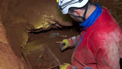 В крымской пещере нашли кости древнего носорога