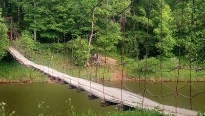 В Смоленской области отремонтируют подвесной мост
