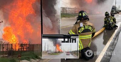 В Техасе взорвалось газовое хранилище: на заводе вспыхнул масштабный пожар. Фото | Мир | OBOZREVATEL