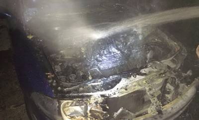 В Светлогорске сгорел автомобиль главы местного избиркома
