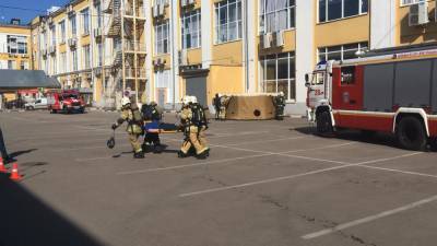 Пожар без огня потушили сотрудники МЧС в торговом центре Нижнего Новгорода