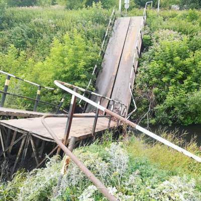 Мэр Прокопьевска опубликовал новые фото моста, который рухнул из-за КамАЗа