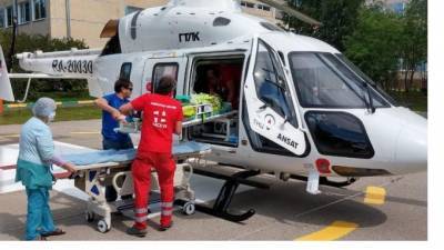Вертолёт санавиации госпитализировал пациента из Тихвина
