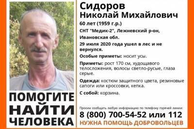 В Ивановской области разыскивают 60-летнего грибника