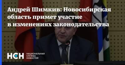 Андрей Шимкив: Новосибирская область примет участие в изменениях законодательства
