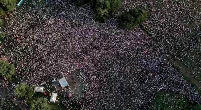 Правозащитники: на акцию Тихановской пришло 34 тысячи человек