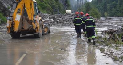 Последствия наводнения в Рача: удалось восстановить дорогу к двум селам
