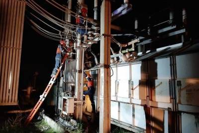 Энергетики всю ночь ликвидировали аварию, обещают за полчаса дать свет в центр Читы
