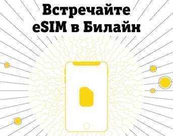 eSIM от Билайн: дистанционное подключение за 5 минут