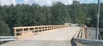 Новый мост через реку Янисйоки разочаровал жителей деревни в Карелии (ВИДЕО)