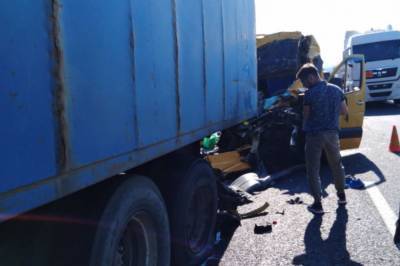 В аннексированном Крыму микроавтобус въехал в грузовик: Погибли восемь человек