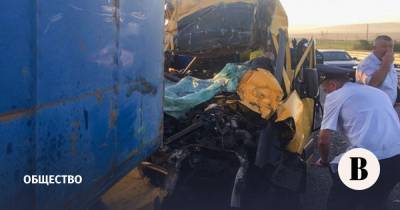 В ДТП с микроавтобусом в Крыму погибли девять человек