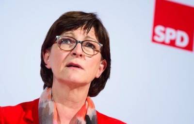 Сопредседателю партии социал-демократов Германии угрожали убийством