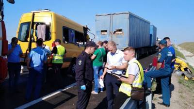 Ространснадзор Крыма начал проверку перевозчика, чей микроавтобус попал в ДТП