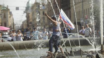 В День ВДВ в Петербурге отключат фонтаны