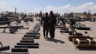 Сирийские силовики изъяли большое количество контрабандного оружия