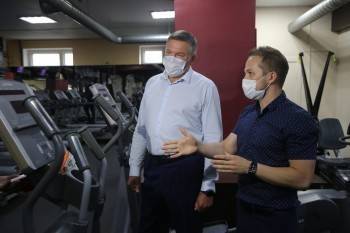 Губернатор Вологодской области проверил работу фитнес-центров