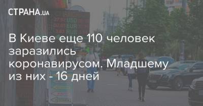 В Киеве еще 110 человек заразились коронавирусом. Младшему из них - 16 дней