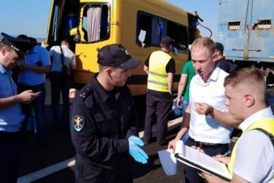 В Белогорском районе ввели режим ЧС из-за аварии с автобусом