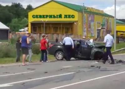 Пять человек пострадали при столкновении двух автомобилей и грузовика в Подмосковье