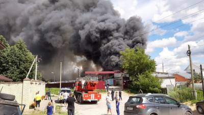 Пожару в Дзержинске на складе полиэтилена присвоен третий ранг