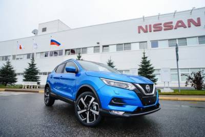 Nissan в 1 полугодии снизил производство в России на 39%