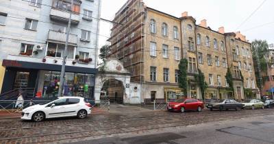 В Калининграде на Багратиона отремонтируют исторический дом с аркой (эскизы)
