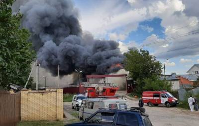 Пожар на складе полиэтиленовой продукции в Дзержинске локализован