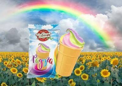 Производитель мороженого «Радуга» опроверг наличие ЛГБТ-символики