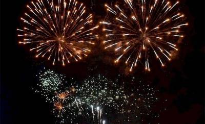 В Гомеле на День Независимости запустили праздничный фейерверк. Как это было — фото, видео