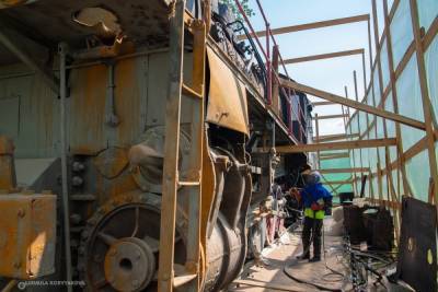 Ремонт паровоза на петрозаводском вокзале закончат к концу июля