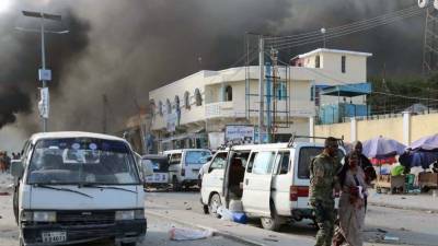 Мощный взрыв произошел в столице Сомали Могадишо