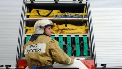В Красноярске потушили пожар в кафе