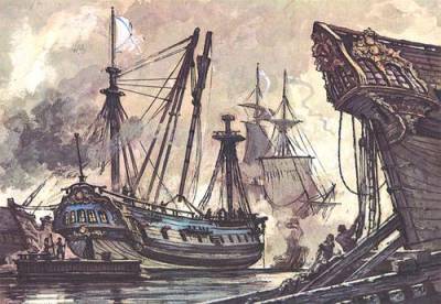 В этот день в 1773 году два российских боевых корабля обратили в бегство турецкую эскадру