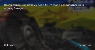 Юрий Почта - Почта объяснил, почему дело MH17 стало развиваться не в пользу Запада - 1k.com.ua - Россия - Голландия