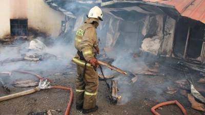 Пожар в подмосковном Пушкино потушен
