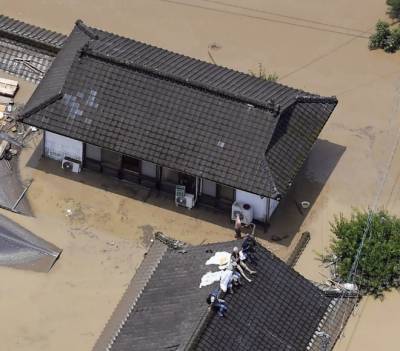 Наводнение в Японии: 15 человек погибли, 13 – пропали безвести
