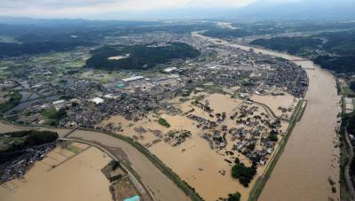 В результате проливных дождей в Японии погибли жильцы дома престарелых