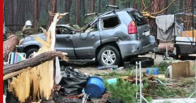 В Красноярском крае из-за урагана в палаточном лагере погиб человек
